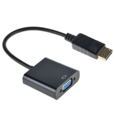 DisplayPort σε VGA αρσενικό θηλυκό M/F προσαρμογέας βίντεο μετατροπέα καλώδιο, θύρα DisplayPort σε VGA, ηλεκτρονικά είδη ευρείας κατανάλωσης, καλύτερη θύρα DisplayPort σε VGA προσαρμογέα