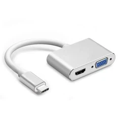 USB Τύπος C Προς HDMI VGA Adapter, Thunderbolt 3 Συμβατό