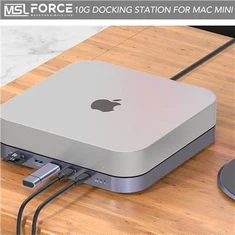 Σταθμός σύνδεσης για το M1 Mac Mini 2021 USB3.2 με περίβλημα HDD SDD, 9 ΣΕ 1 βάση σύνδεσης