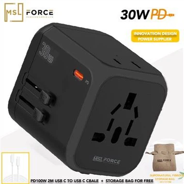 All In One Travel PD30W TYPE-C PD 3USB