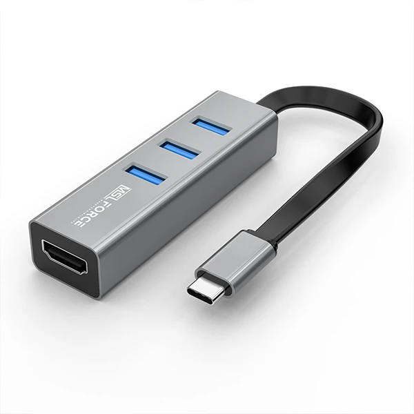 Ευέλικτος προσαρμογέας USB C HDMI με HUB